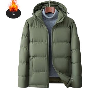 Bovista Winterjas - Parka - Heren - Winter - Jas - Volwassen - Stijlvol - Legergroen - L