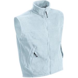 James and Nicholson Unisex Vlies Vest (Lichtblauw)