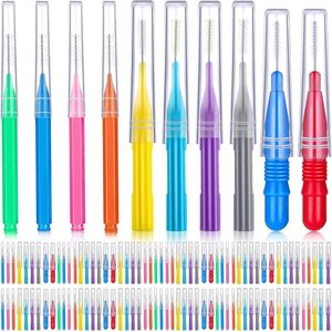 100pcs Tandenstokers - Interdentale Borstels - Tandflos - Mondhygiëne - Reinigingshulpmiddelen voor Tanden