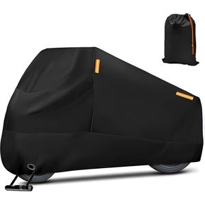 E-shop4u® - Motorhoes - Waterdicht - Outdoor Regen Protector Covers - UV Bescherming - Burgman 400/650/125 - M for 160-180cm - Zwart