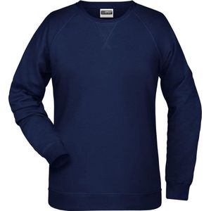 James and Nicholson Dames/dames Raglan Sweatshirt met lange mouwen (Marine)