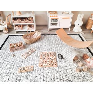 Love by Lily - groot speelkleed baby - Little Dot - Stippen - 200x150 - speelmat binnen en buiten - speelmat baby