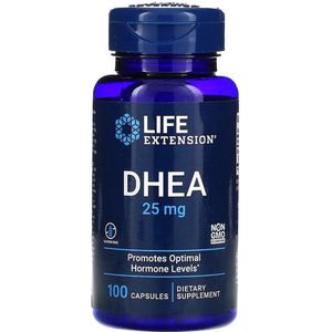 DHEA, 25 mg, 100 capsules, Life Extension