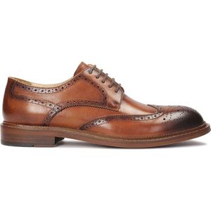 Business brogue half shoes with openwork decoration