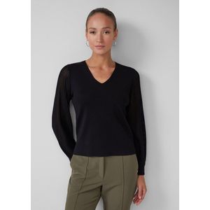 Gebreide Trui - V-halslijn - Normale Pasvorm - Viscosemix