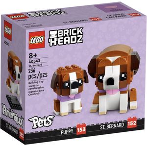 LEGO Brickheadz 40543 - St. Bernard en Puppy