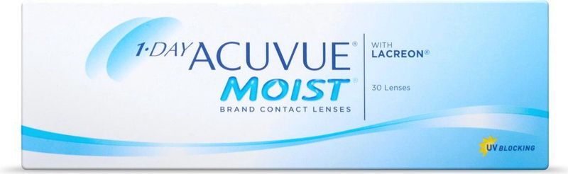 +3,00  - 1-DAY ACUVUE MOIST   -  30 pack  -  Daglenzen   -  Contactlenzen