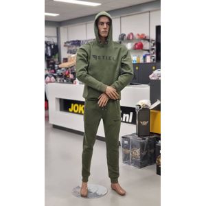 Stiel - CottonFit - Trainingspak - Legergroen - Katoen