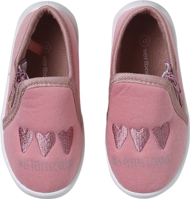 Canvas - Sloffen - Beige - Gestreept - Konijnenkop - Polyester