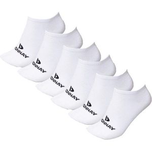 6-Pack Donnay Sneakersokken - White (001) - maat 43-46