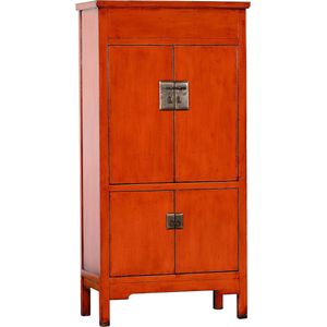 Chinese Bao Kast Oranje - Vivid Orange– Oosterse Kast – Aziatische Kast