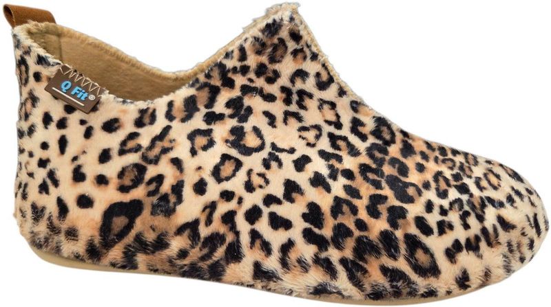 Q-Fit - Lieke - Pantoffels - Leopard