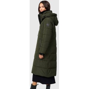 MARIKOO - Wintermantel 'Zuraraa XVI' - Olijfgroen - Gewatteerde Jas