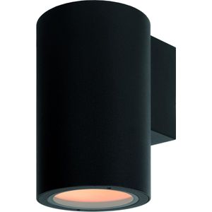 Lucide VOLANTIS - Wandspot / Wandlamp Binnen/Buiten - 1xE27 - IP54 - Zwart