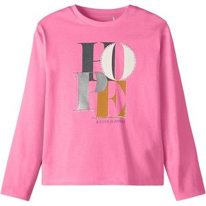 Name It kids meisjes longsleeve OSTUDS Pink Cosmos Loose Fit