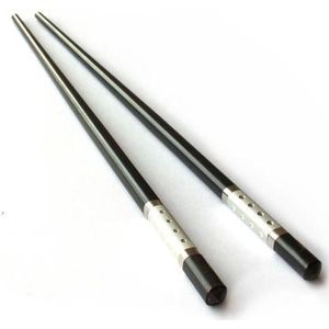 ChopStore Tajima Silver Chopsticks - 27,3 cm - Zwart