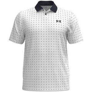 Under Armour Golf Matchplay Printed Korte Mouw Poloshirt Wit M / Regular Man