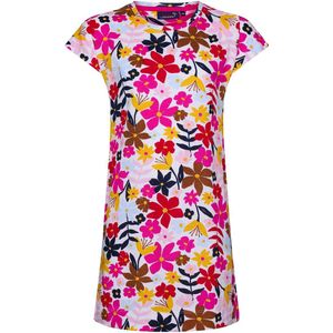 Rebelle Nachthemd Full Bloom - Wit/Multi - Bio Katoen - Maat 128