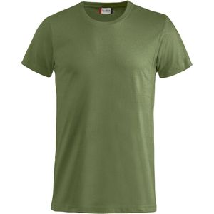 Clique 2 Pack Basic Fashion-T Modieus T-shirt kleur Leger Groen maat 3XL