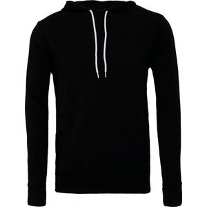Bella+Canvas Unisex Poly-Cotton Fleece Pullover Hoodie CV3719 - Black - XS