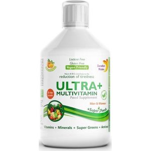 Swedish Nutra Ultra + Multivitamin Bevat de aanbevolen dagelijkse hoeveelheid van alle B-vitamines