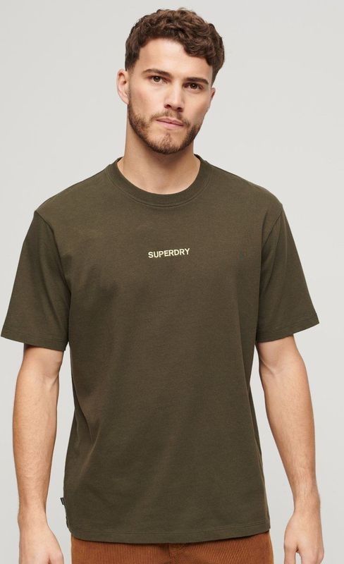 Superdry - Micro Logo Graphic - T-shirt - Korte Mouwen