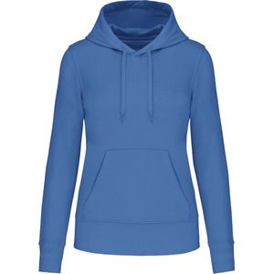 Kariban Ecologische damessweater met capuchon K4028 - Light Royal Blue - XL
