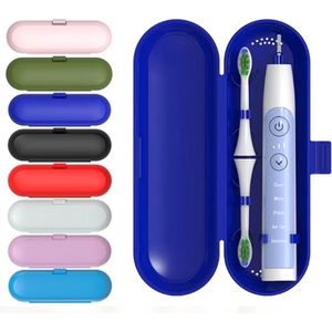 Tandenborstel Koker - Reisetui Elektrische Tandenborstel - Geschikt voor Oral B - Universeel - Donker Blauw