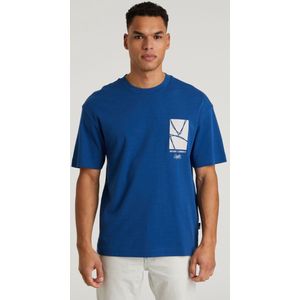 Chasin' T-shirt T-shirt afdrukken Mido Donkerblauw Maat S