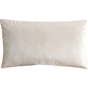 Decoratieve Kussensloep Boho Velours Crème/Ecru 50x60 cm