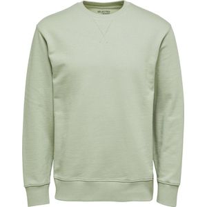 SELECTED HOMME WHITE SLHJASON CREW NECK SWEAT W NOOS  Trui - Maat S