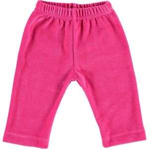 Baby broekje velours fuchsia Limobasics 74-80