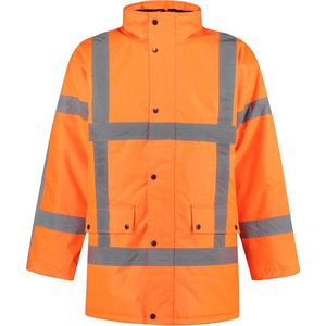 EM Traffic Parka High Visibility RWS Fluor Oranje - maat 5XL