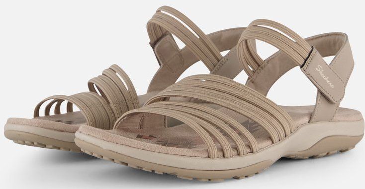 Skechers - Reggae Slim Coffee - Sandalen - Beige - Memory Foam