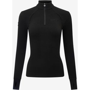 LeMieux Fleece Frances Quarter zip Black - 42 | Winterkleding ruiter