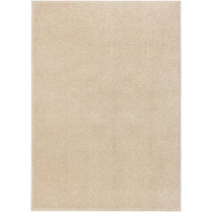 The Living Store Vloerkleed - 140 x 200 cm - Beige - 100% PP