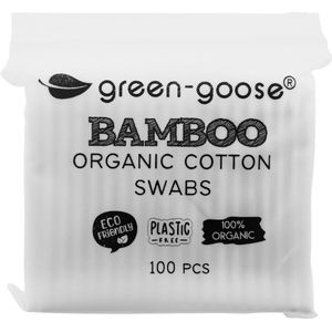 green-goose® Bamboe Wattenstaafjes | 100 Stuks | Plastic-Free