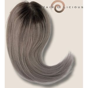 Top Secret Natural Hair Line (25cm) | Silver Dark Rooted