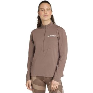 Adidas - Terrex - T-shirt - Bruin - Climacool - Lange Mouw