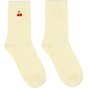 Hunkemöller Halfhoge sokken van modal Geel 36/38