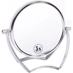 Gérard Brinard metalen make up spiegel beugel 5x vergroting - Ø14cm spiegels