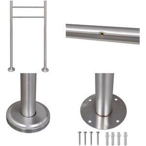 Brievenbusstandaard roestvrij staal - Brievenbusstandaard - Brievenbusstandaarden - Brievenbus Standaard - Brievenbus Standaarden