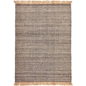 MOMO Rugs Nordic Nature Dark Grey Vloerkleed - 170x240  - Rechthoek - Laagpolig,Structuur Tapijt - Modern - Beige, Bruin, Grijs