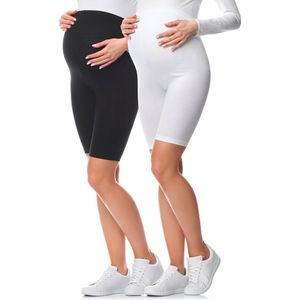 Korte Legging - Gemêleerd - Katoen - Hoge Taille