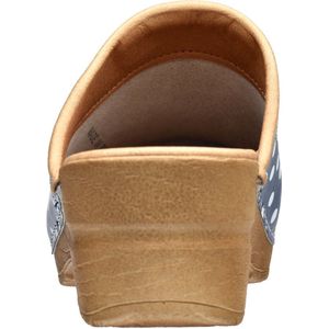 Sanita - Sanne - Klompen - Blauw - Polka Dot