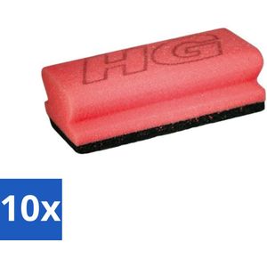 HG - Oven - Ovenspons - Rood - 1 Spons - Bulkverpakking - 10 stuks