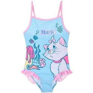 Disney Aristocats Badpak - Marie - Lichtblauw/Roze - Maat 98 (3 jaar)