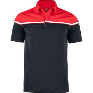 Cutter & Buck Seabeck Polo Heren 354428 - Zwart/Rood - L