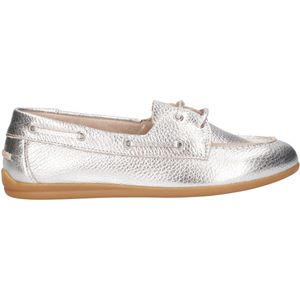 La Strada - Leren Mocassin - Zilver Metallic - Dames