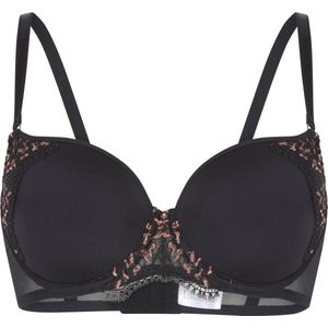 Lingadore – In Love with Embroidery – BH Voorgevormd – 6620-1 – Black - B75/90